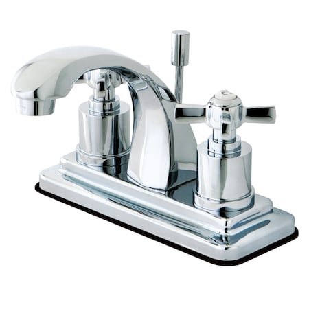 Kingston Brass KS4641ZX 4" Centerset Bathroom Faucet, Polished Chrome KS4641ZX